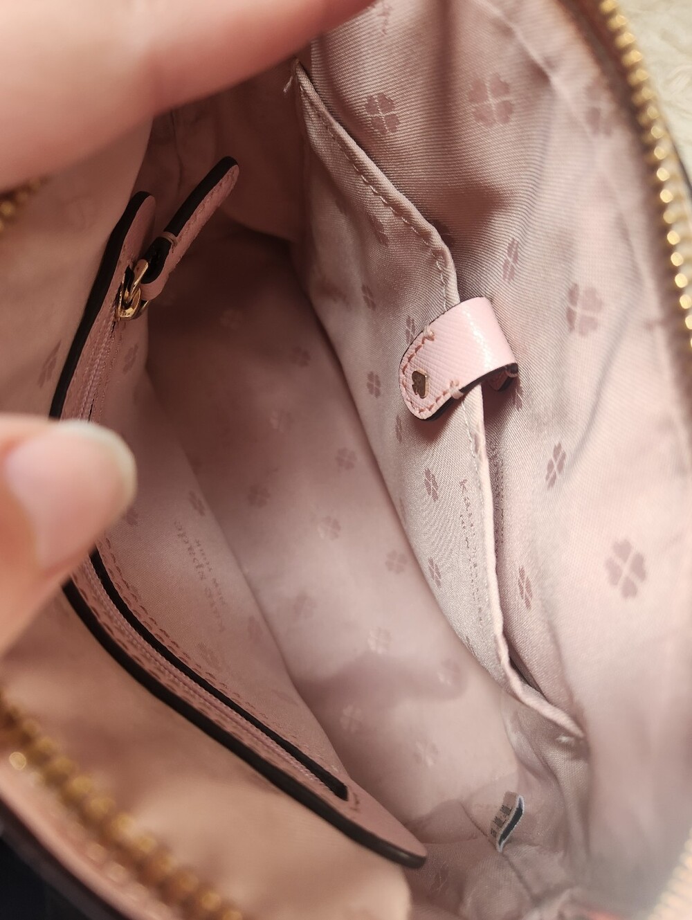 Kate Spade Louise Medium Dome Crossbody Bag Tutu Pink Saffiano Leather Y2K Chic - Picture 6 of 10